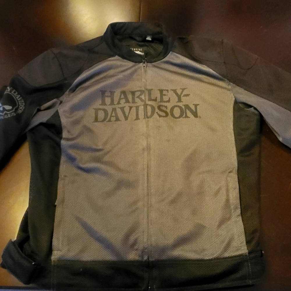 XL Men's Harley-Davidson mesh airflow motorcycle jacket w/elbow & shoulder armor